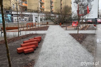 Park kieszonkowy przy ul. Władysława IV (fot. Magdalena Starnawska)