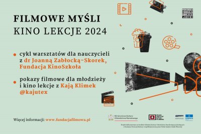 „Filmowe myśli. Kino lekcje” wracają jesienią (mat. prasowe Pomorskiej Fundacji Filmowej)