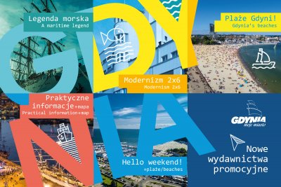 Nowe wydawnictwa dla turystów i gości, odwiedzających Gdynię