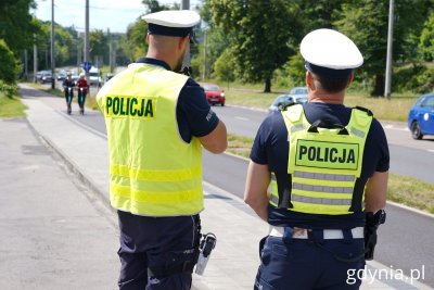 Akcja prewencyjna gdyńskiej policji (fot. Magdalena Starnawska)