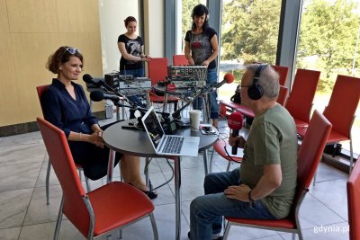 O Ladies' Jazz Festival i o Gdyni rozmawiali w audycji LP Trójka wiceprezydent Gdyni Katarzyna Gruszecka-Spychała oraz Piotr Baron // fot. Paweł Kukla