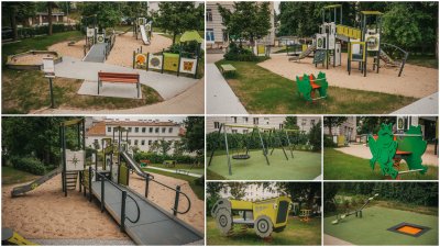 Plac zabaw przy Przedszkolu nr 9 w Gdyni (fot. Marcin Mielewski)