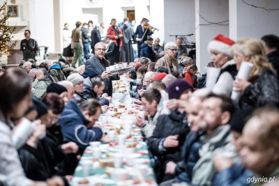 Wigilia u franciszkanów w Gdyni, fot. Dawid Linkowski