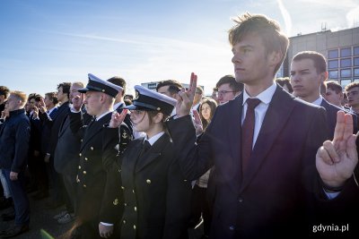 Ślubowanie studentów I roku podczas inauguracji roku akademickiego UMG. Fot. Przemysław Kozłowski