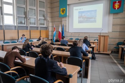Gdyński półfinał konkursu odbył się w sali audytoryjnej Urzędu Miasta Gdyni (zdjęcie archiwalne)// fot. Paweł Kukla