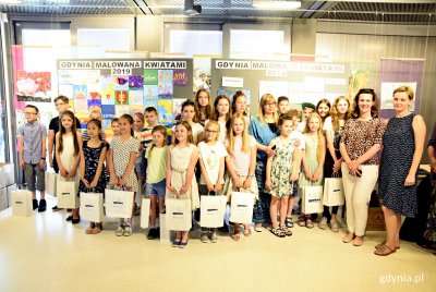 Młodzi kwiatowi projektanci nagrodzeni // fot. Sławomir Okoń