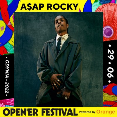 A$AP Rocky // materiały promocyjne Open'er Festivalu
