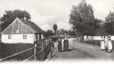 Gdynia. Obecna ul. Starowiejska, wyd. dr Trenkler & Co Lipsk, 1904 r. (fot. zbiory Muzeum Miasta Gdyni)