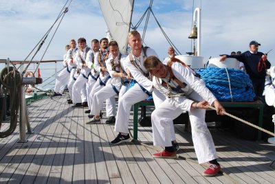 Na „Darze Młodzieży” rozpocznie się nowy sezon praktyk morskich // fot. Dorota Nelke