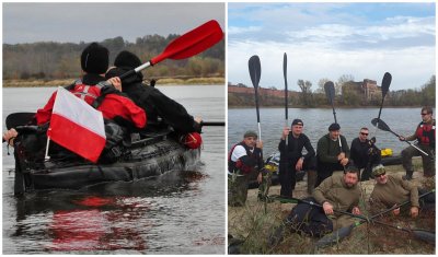 Uczestnicy spływu 