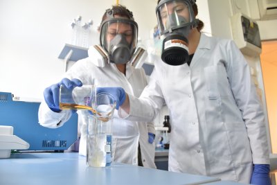 Prace w Bio Laboratorium PPNT Gdynia (fot. materiały prasowe PPNT Gdynia)
