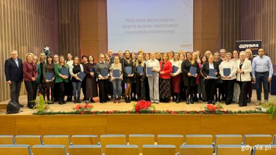 Uroczystość wręczenia aktów mianowania w Szkole Muzycznej I i II stopnia im. Zygmunta Noskowskiego (fot. Katarzyna Balcerzak) 