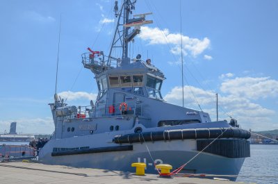 Nowy holownik już służy w 3. Flotylli Okrętów MW w Gdyni, fot. kmdr ppor. Radosław Pioch / 3.FO