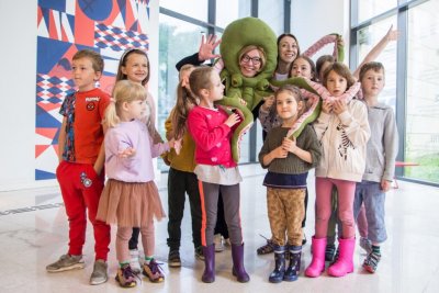 Młodzi czytelnicy podczas zeszłorocznej edycji festiwalu / mat. prasowe Fundacja Czas Dzieci/archiwum