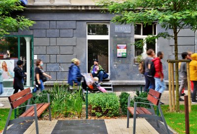 Zdjęcie wykonane podczas jednego ze spacerów w ramach Open House Gdynia. Organizująca go fundacja Pura była w ostatnich latach jednym z beneficjentów konkursu // fot. Tomasz Lelito