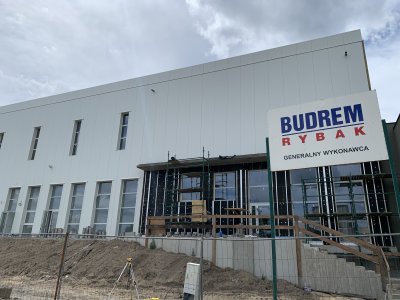 Budynek hali sportowej przy ul. Morskiej // fot. D.Matejczyk, Wydział Inwestycji UM Gdyni