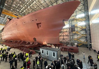 ORP „Burza” zostanie przekazany Marynarce Wojennej w 2030 roku (fot. Magdalena Starnawska)