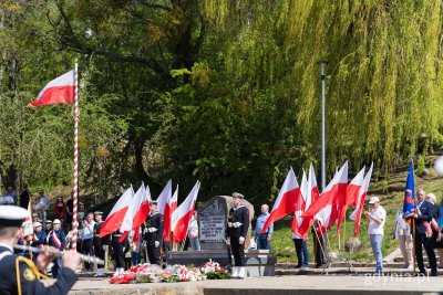 Uroczystości pod Pomnikiem Konstytucji 3 Maja w Gdyni (fot. Paweł Budziński)
