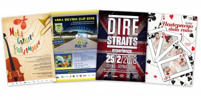 Plakaty z wydarzeniami w weekend 24-25 luty
