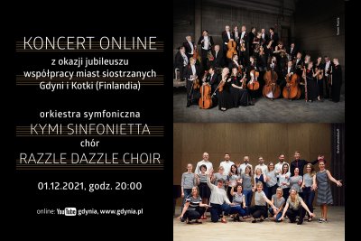 1 grudnia o godz. 20.00 na gdyńskim kanale YouTube rozpocznie się koncert online