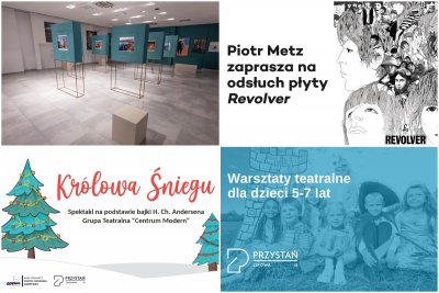 Kolaż wybranych wydarzeń kulturalnych. Materiały organizatorów 
