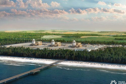 Starania o budowę Polskiej Elektrowni Jądrowej na Pomorzu. Złożono wniosek o budowę (Grafika PEJ)