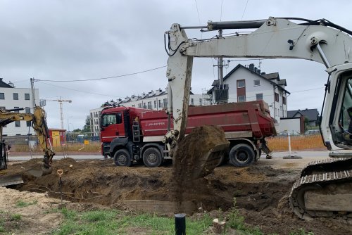 Prace przy rozbudowie ul. Wiczlińskiej (fot. Dorota Matejczyk)