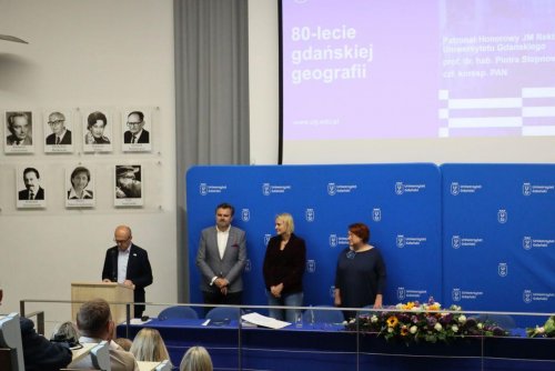 Jubileusz 80-lecia Wydziału Oceanografii i Geografii oraz Instytutu Geografii Społeczno-Ekonomicznej i Gospodarki Przestrzennej Wydziału Nauk Społecznych Uniwersytetu Gdańskiego (fot. Magdalena Starnawska)