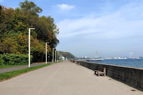 Około 400 metrów opaski brzegowej na gdyńskim Bulwarze Nadmorskim przejdzie remont (fot. Urząd Morski w Gdyni)