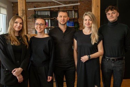Właściciele i pracownicy pracowni architektonicznej R3D3 (fot. materiały Gdyńskiego Centrum Wspierania Przedsiębiorczości)