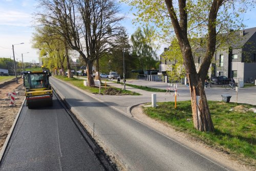 Trwają prace na ul. Wiczlińskiej (fot. materiały wykonawcy MTM SA.)