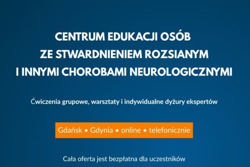 Centrum edukacji działa stacjonarnie i online (fot. mat. prasowe StwardnienieRozsiane.Info)