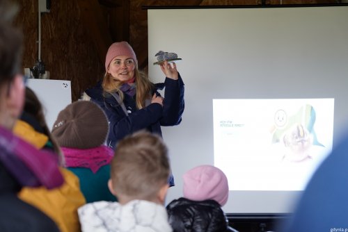 Laureaci konkursu spotkali się w Pomorskim Ośrodku Rehabilitacji Dzikich Zwierząt „Ostoja” (fot. Magda Śliżewska)