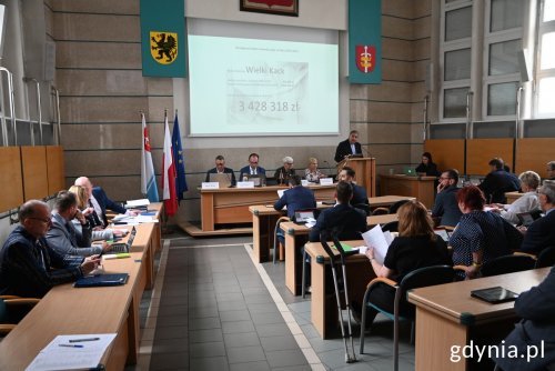 Kwietniowa sesja Rady Miasta Gdyni // fot. Magdalena Śliżewska