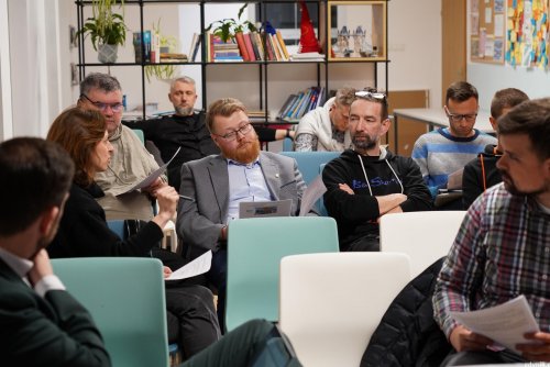 Rada ds. Mężczyzn podczas obrad 17 marca w Miejscu Otwartym (fot. Magda Śliżewska)