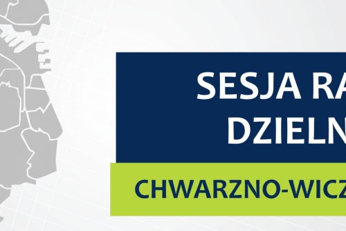 Mapa Gdyni z zaznaczoną na zielno dzielnicą Chwarzno-Wiczlino.
