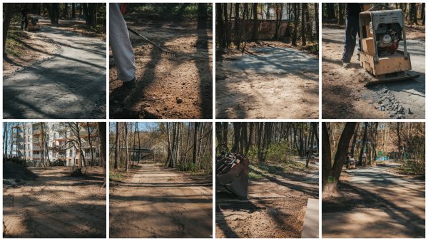 Zamiast przedeptów będą ścieżki i strefa aktywności. Rozpoczęły się prace przy ul. Unruga