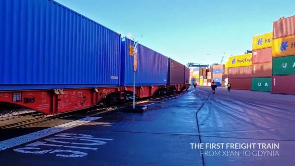 Pociągiem z Chin do Gdyni