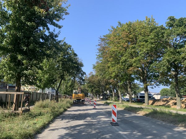 Trwa przebudowa ulicy Zielonej 
