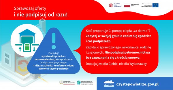 Program „Czyste powietrze” - uwaga na oszustów!