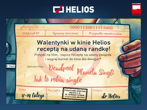 Weekend Walentynkowy w kinach Helios!