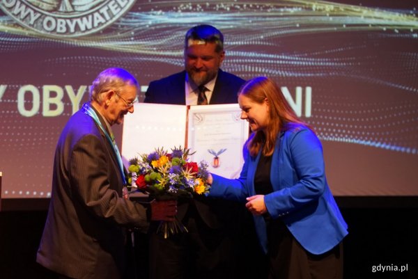 Prof. Norman Davies z tytułem Honorowego Obywatela Miasta Gdyni