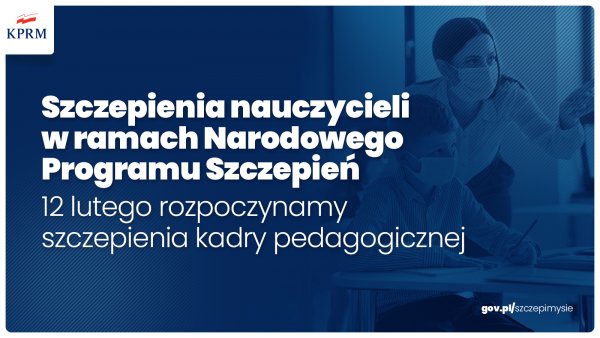 Nauczyciele dają przykład. Zaszczep się #wGdyni