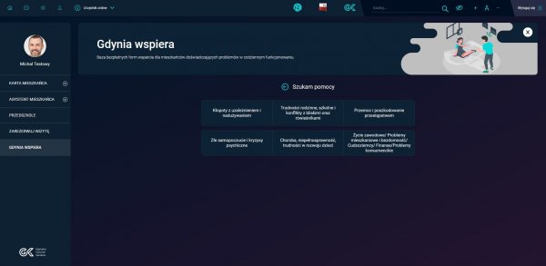 Wsparcie bliżej gdynian