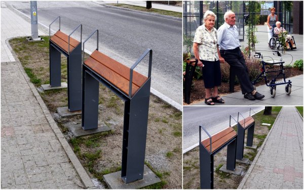 „Przysiadaki” – nowe meble miejskie