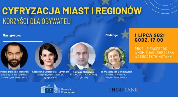O cyfryzacji miast i regionów podczas „Rozmów o Europie”