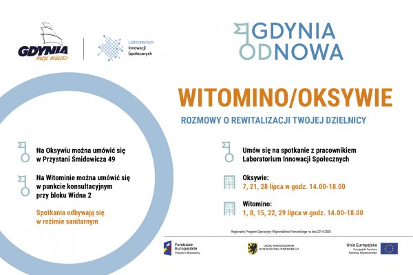 O rewitalizacji Oksywia i Witomina porozmawiajmy osobiście