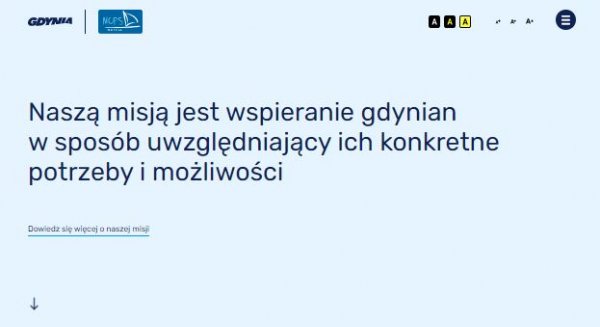 Strona internetowa MOPS w nowej odsłonie 