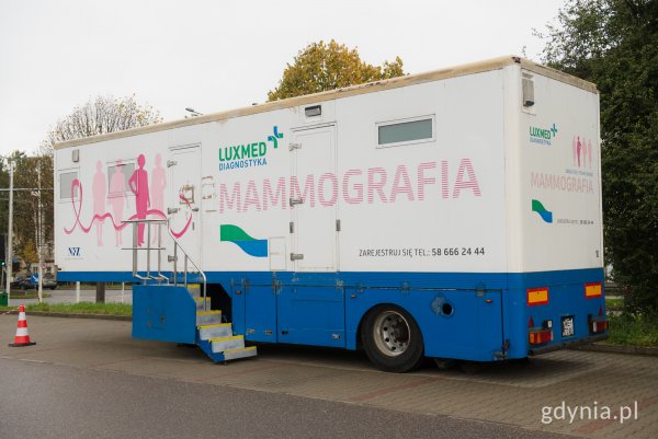 Skorzystaj z bezpłatnej mammografii. Mammobus LUX MED przyjedzie do Gdyni