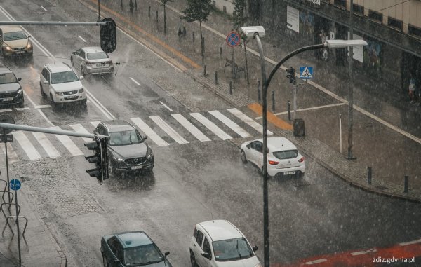 Rekordowe opady bez większych skutków w Gdyni